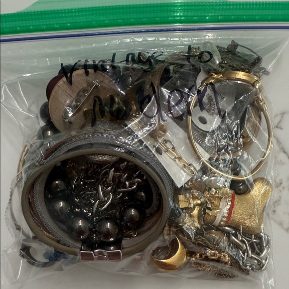 Mystery Jewelry Bag with Gold and Silver Tones - Picture 1 of 4